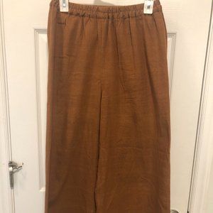 World Of Crow Organic Cotton Wide Leg Pants